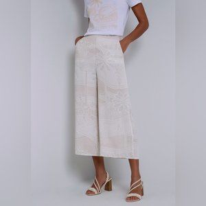 LEZ A LEZ Pantacourt Viscose Medium Waist Pants Size S